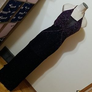 SCALA Beaded Silk Gown